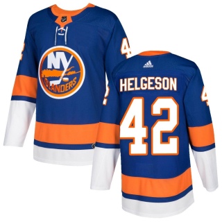 Youth Seth Helgeson New York Islanders Adidas Home Jersey - Authentic Royal