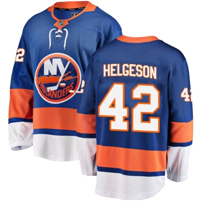 Youth Seth Helgeson New York Islanders Fanatics Branded Home Jersey - Breakaway Blue