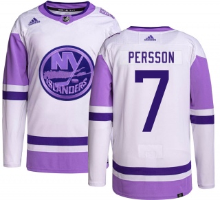 Youth Stefan Persson New York Islanders Adidas Hockey Fights Cancer Jersey - Authentic