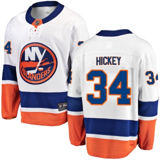 Youth Thomas Hickey New York Islanders Fanatics Branded Away Jersey - Breakaway White